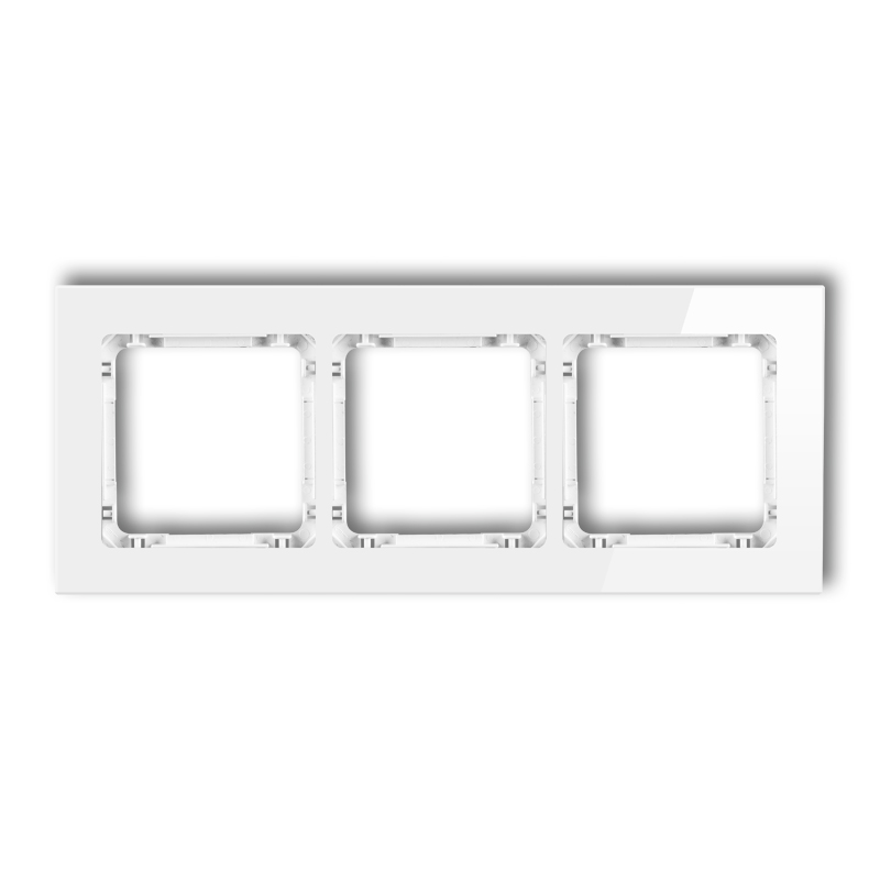 3-gang universal frame - glass