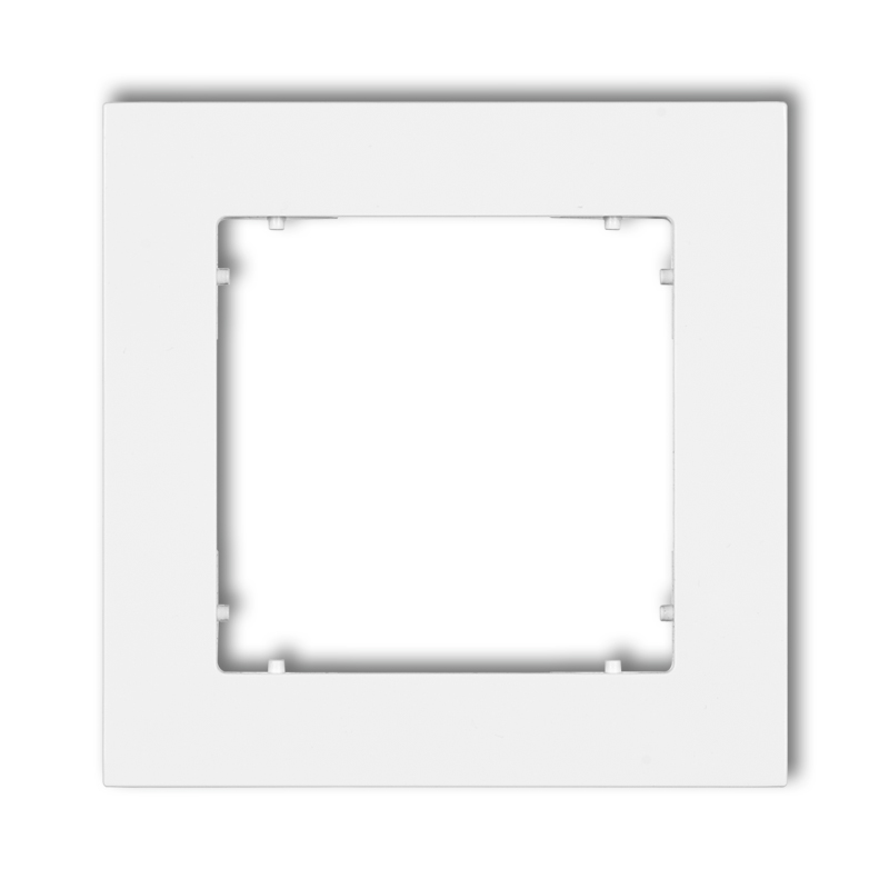 1-gang universal square plastic frame